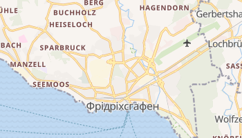 Фрідріхсгафен - детальна мапа