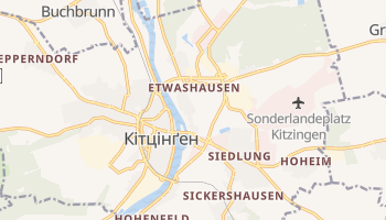 Кітцінґен - детальна мапа