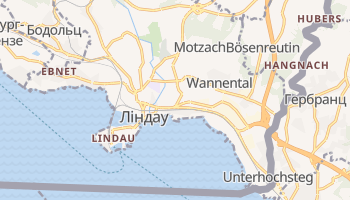 Ліндау - детальна мапа