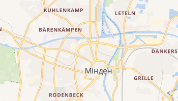 Мінден - детальна мапа