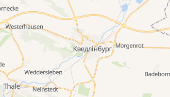 Кведлінбург - детальна мапа