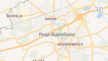 Реда-Віденбрюк - детальна мапа