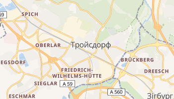 Тройсдорф - детальна мапа