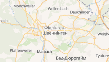 Філлінген-Швеннінген - детальна мапа