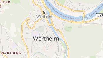 Вертгайм-ам-Майн - детальна мапа