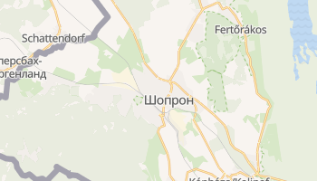Шопрон - детальна мапа