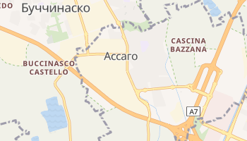Ассаго - детальна мапа