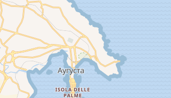 Аугуста - детальна мапа