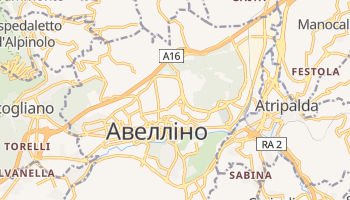 Авелліно - детальна мапа