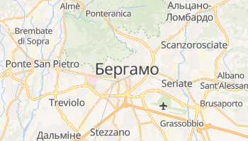 Бергамо - детальна мапа