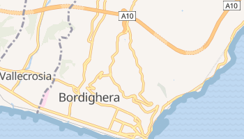 Бордігера - детальна мапа