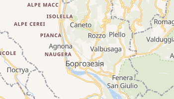 Боргозезія - детальна мапа