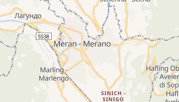 Мерано - детальна мапа
