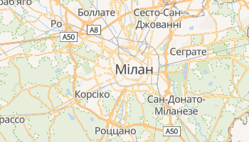 Мілан - детальна мапа