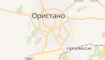 Орістано - детальна мапа
