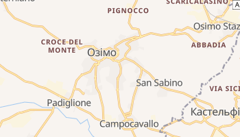 Озімо - детальна мапа