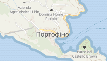 Портофіно - детальна мапа