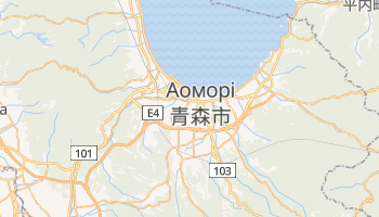 Аоморі - детальна мапа