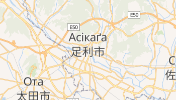 Рід Асікаґа - детальна мапа