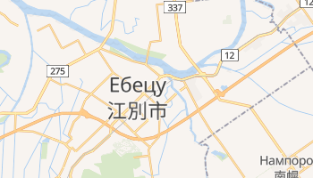 Ебецу - детальна мапа
