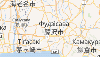 Фудзісава - детальна мапа