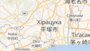 Хірацука - детальна мапа
