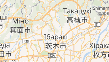 Ібаракі - детальна мапа