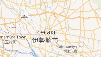 Ісесакі - детальна мапа