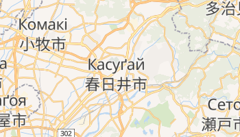 Касуґай - детальна мапа
