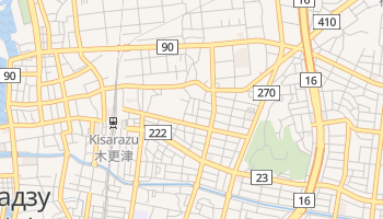 Кісарадзу - детальна мапа