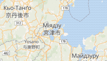 Міядзу - детальна мапа