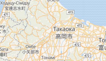 Такаока - детальна мапа