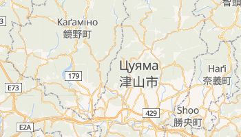 Цуяма - детальна мапа