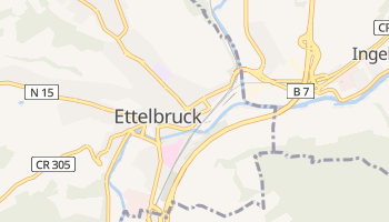 Еттельбрюк - детальна мапа