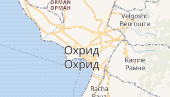 Охрид - детальна мапа