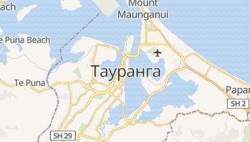 Тауранга - детальна мапа