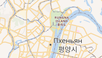 Пхеньян - детальна мапа