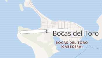 Бокас-дель-Торо - детальна мапа