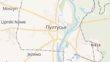 Пултуськ - детальна мапа