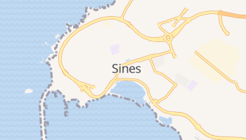Сінеш - детальна мапа