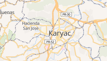 Кагуас - детальна мапа