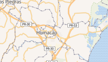 Умакао - детальна мапа