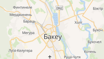 Бакеу - детальна мапа