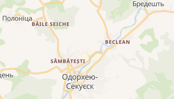 Одорхею-Секуєск - детальна мапа