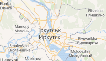 Іркутськ - детальна мапа