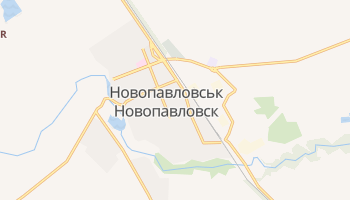 Новопавловськ - детальна мапа
