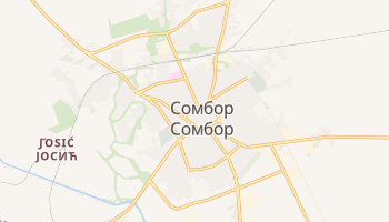 Сомбор - детальна мапа