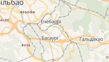 Басаурі - детальна мапа