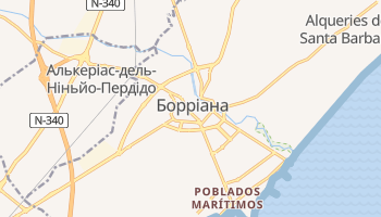 Борріана - детальна мапа
