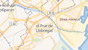 Ал-Прат-да-Любрагат - детальна мапа